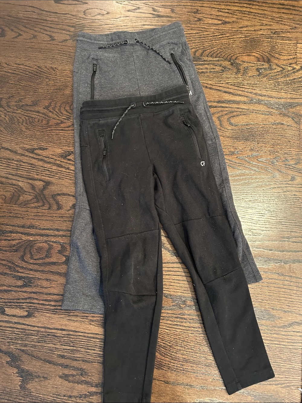 GAP Kids Black & Gray Bundle Sweatpants Joggers - Zipper Pockets